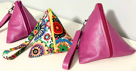Sew An Upcycled Pyramid Purse
